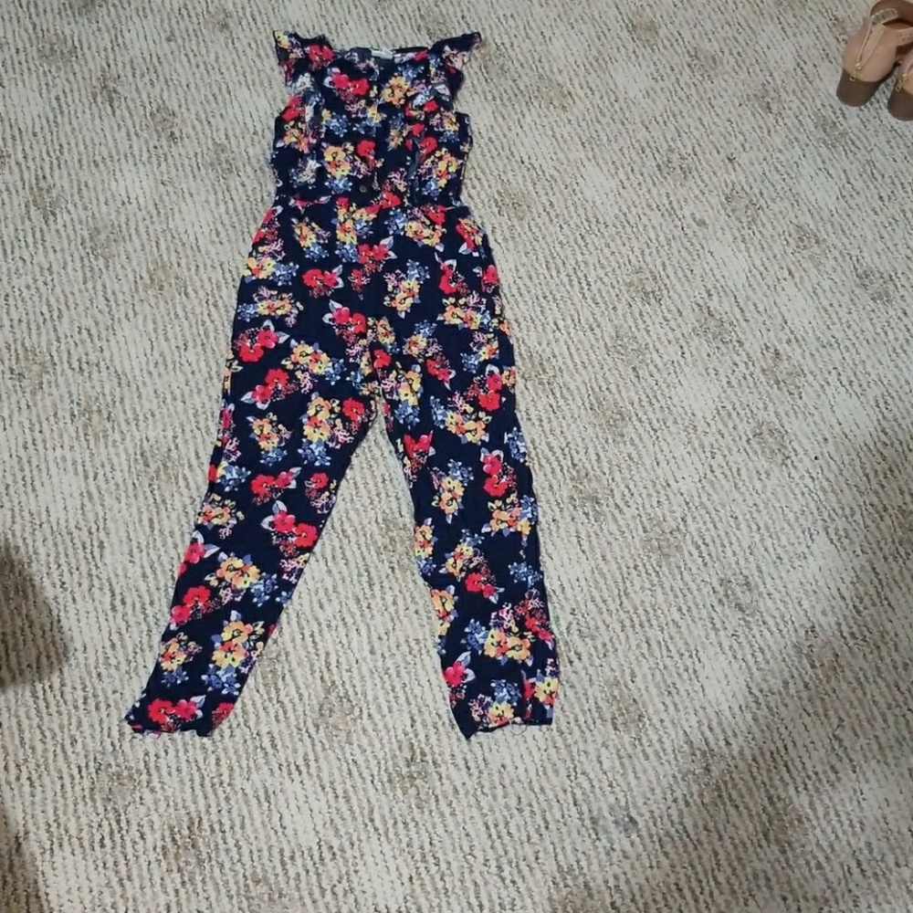 Floral pattern jumpsuit